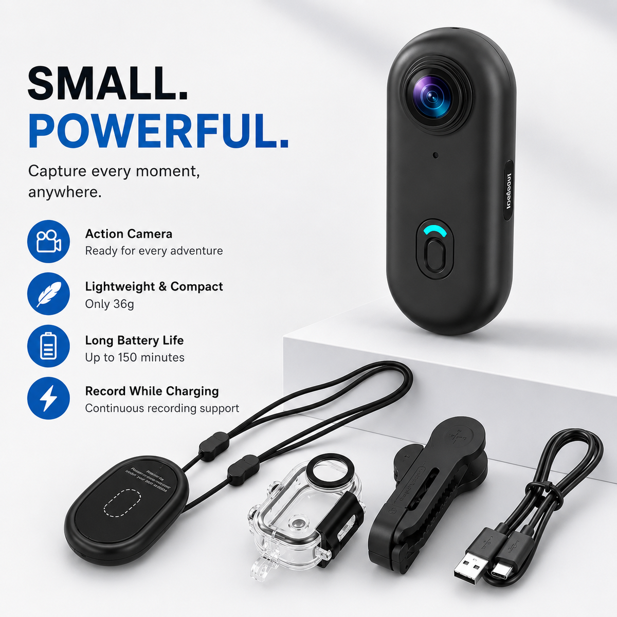 VYRONX™ 4K Mini Action Camera