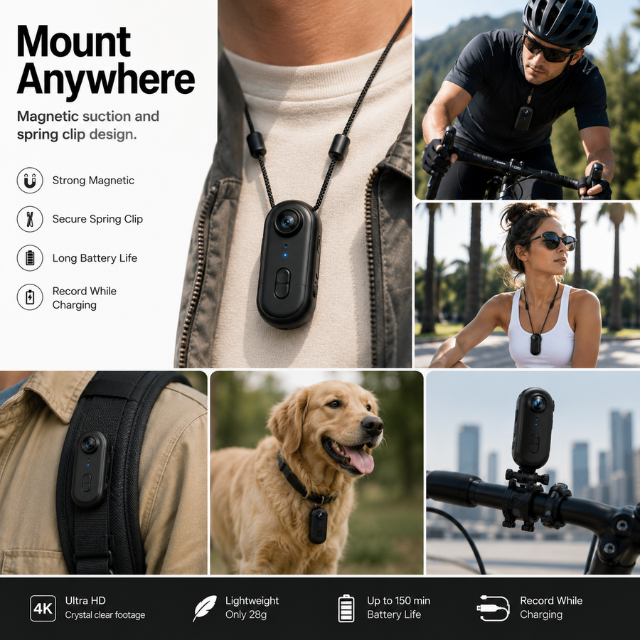 VYRONX™ Never Miss the Moment – Compact 4K POV Camera All rights reserved to vyronx