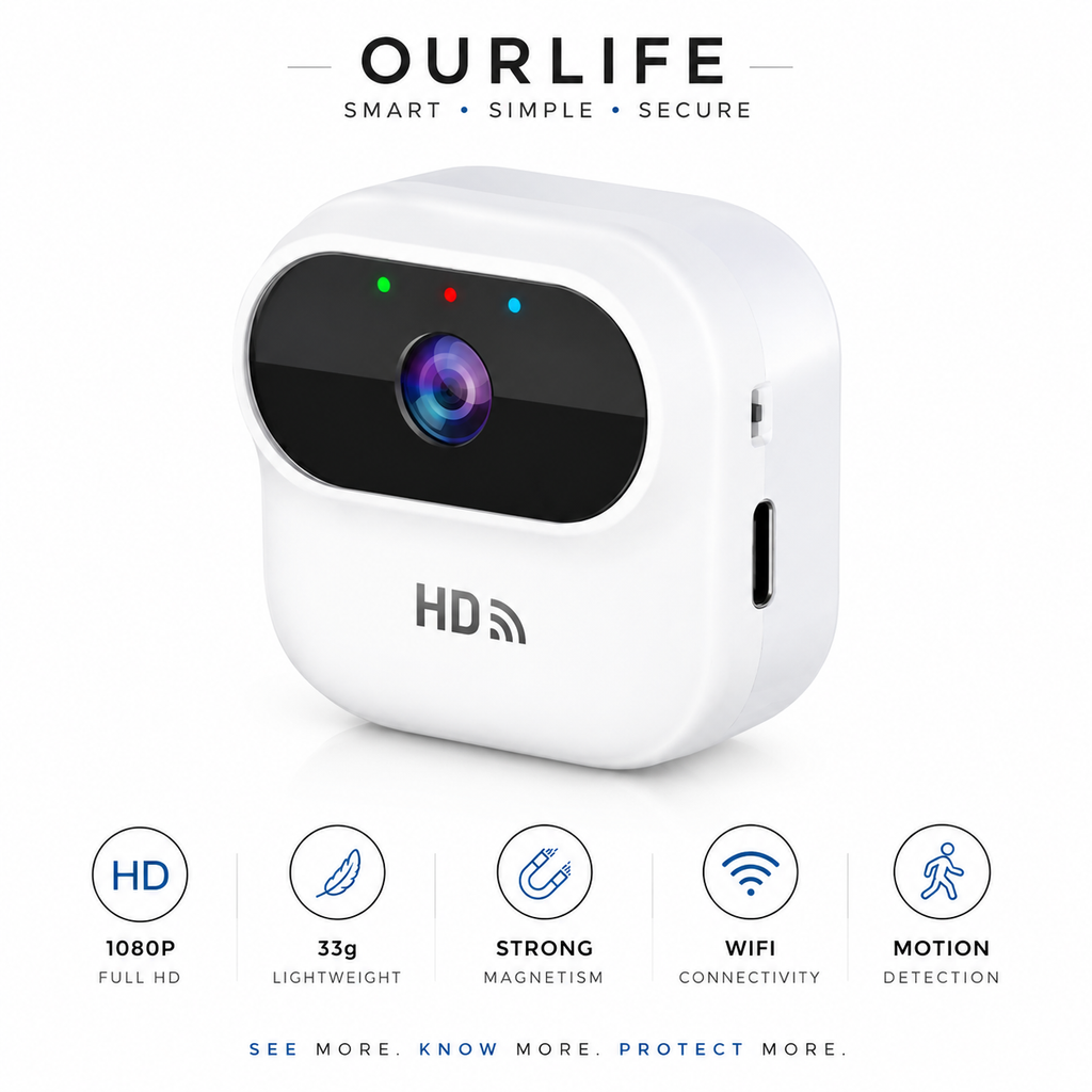 Ourlife HD Mini Camera Wifi Smart Home Security Camera Monitor Camcorders Video Surveillance Camera with Motion Tracking All rights reserved to vyronx