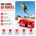 Digital Camera 0.96 Inch Keychain Camera Retro Support Memory Card 1080P Very Small Camcorder Video Recorder with Flash VYRONX®