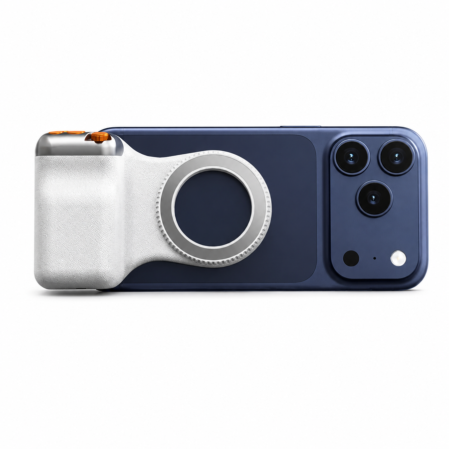 Magnetic Assist Shooting Handle Portable Phone Stabilizer Bluetooth Remote Zoom Anti-Shake Handheld Grip for Live Streaming Vlog VYRONX®